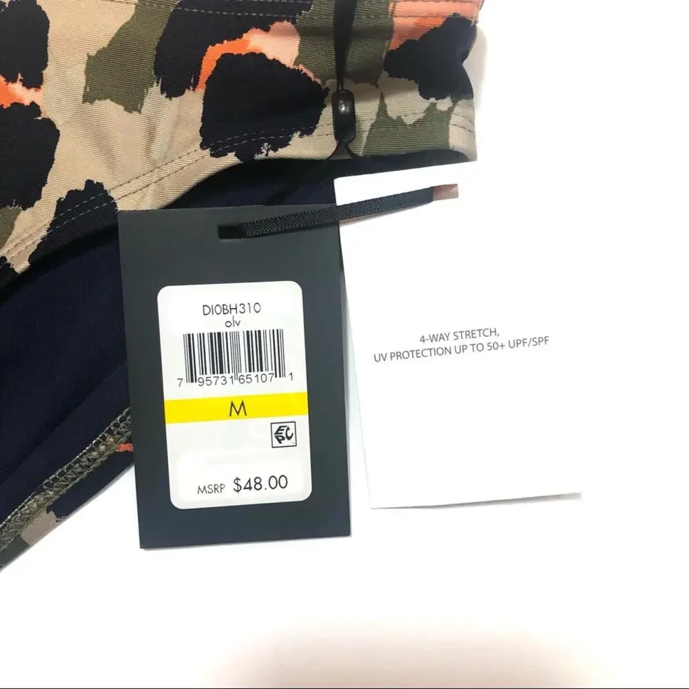 DKNY MILITARY OLIVE LEOPARD Bikini Swim Bottom